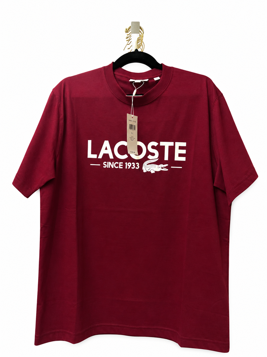 MAY Kaya Burgundy / red Lacoste T-shirt product photo