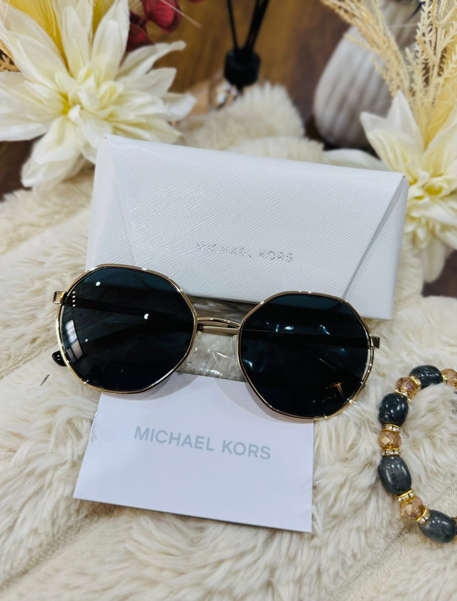 MAY Kaya Michael Kors black round / aviator sunglasses