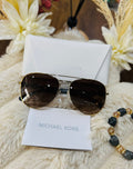 MAY Kaya Michael Kors brown aviator sunglasses